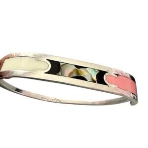 Taxco Mexico 925 Sterling Silver Bangle Bracelet